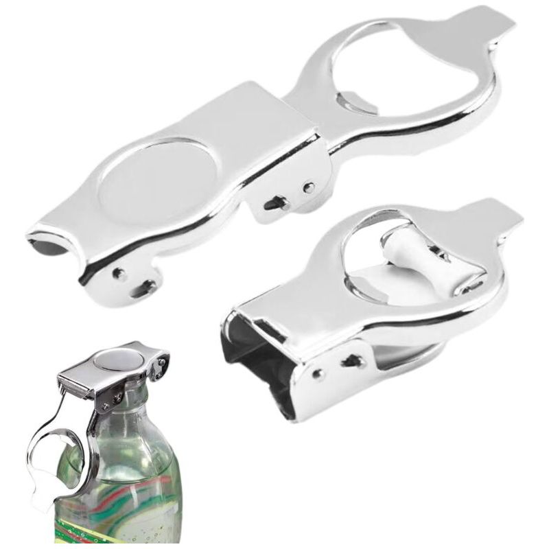 Bierflaschenöffner, Set Mit 2 Schlüsselanhänger-flaschenöffnern, Multifunktionaler Flaschenöffner