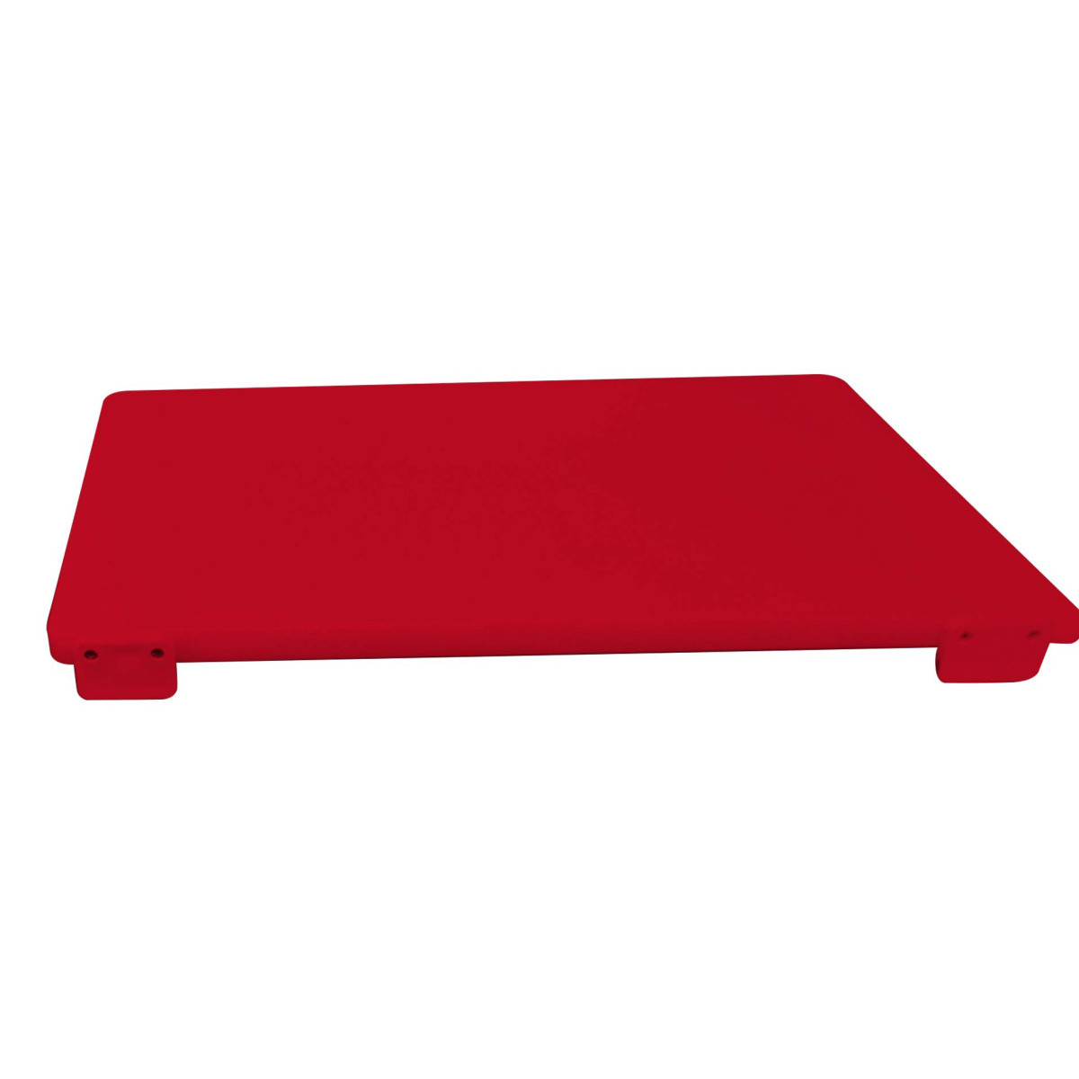 Bisetti Schneidebrett Aus Polyethylen Mit Stoppern 40x30x2 Cm Rot