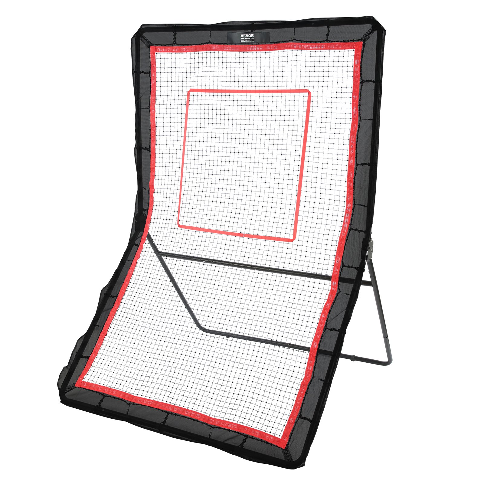 Entraînement Précis Filet De Rebond 152x213 Cm, Angle Réglable 5 Niveaux, Cadre En Acier Pour Football Baseball