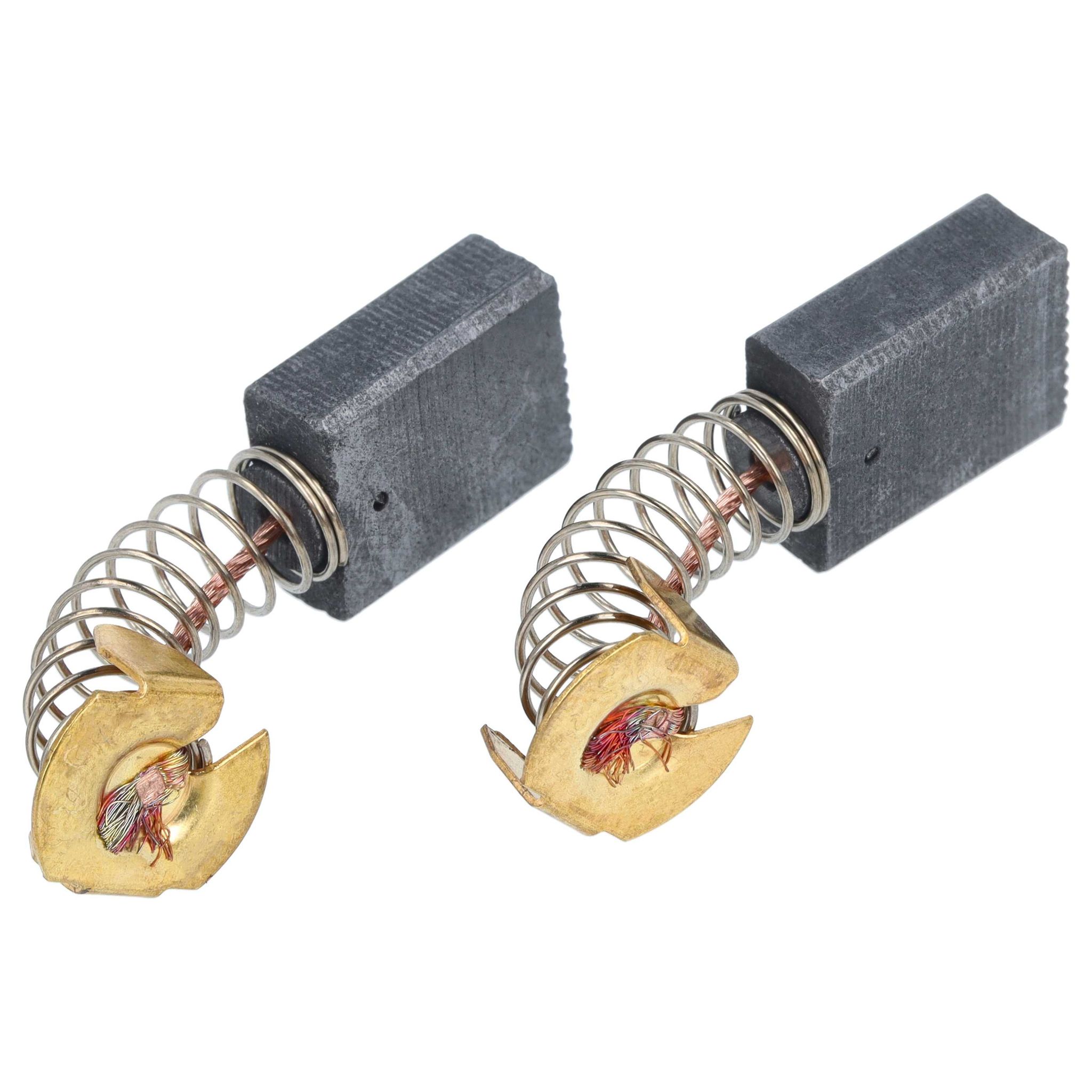 Vhbw 2x Kohlebürste 18,05 × 13,4 × 6,4 Mm Kompatibel Mit Parkside Pks 1700 B2 Für 1700 A1 Kappsäge, Gehrungssäge + Feder