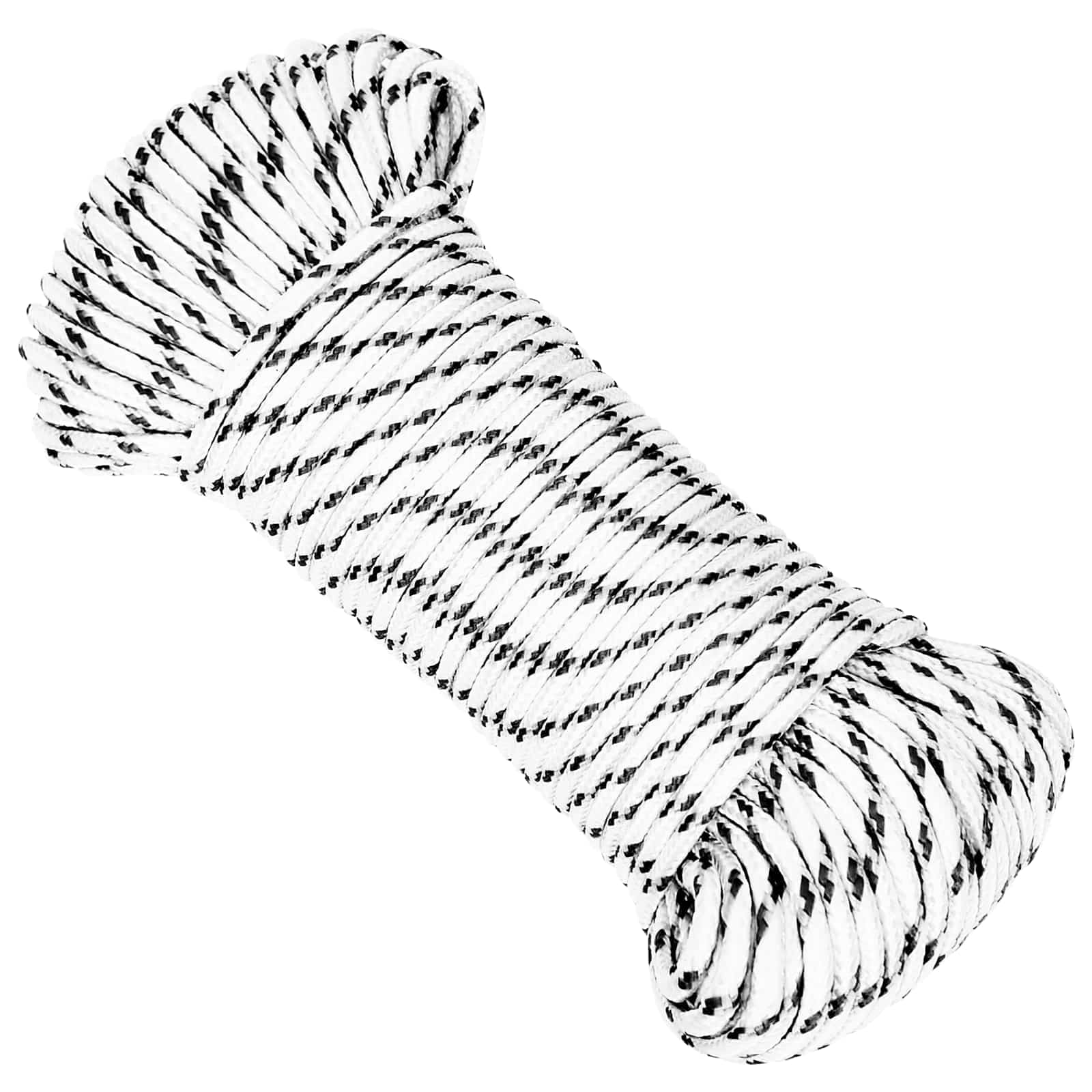 Mehrzweck-allzweckseil 4 Mm 25 M Weiß Polyester Vidaxl