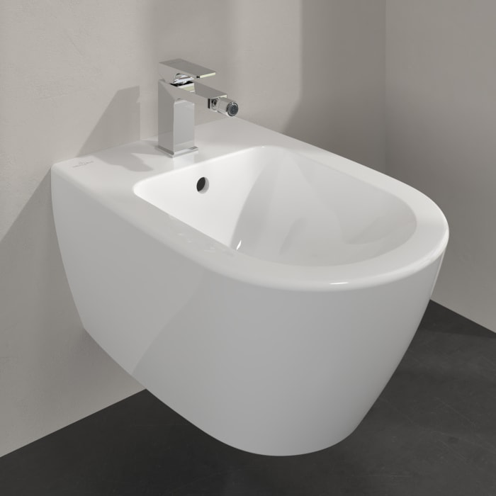 Villeroy & Boch Taro Bidet, Wandhängend, 37,5 X 56,5 Cm