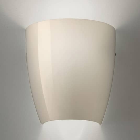 [gebraucht] B-ware Vistosi Wandleuchte Lampe Leuchte Wandleuchte E27 77w Dafne Aus Glas Glossy Grau