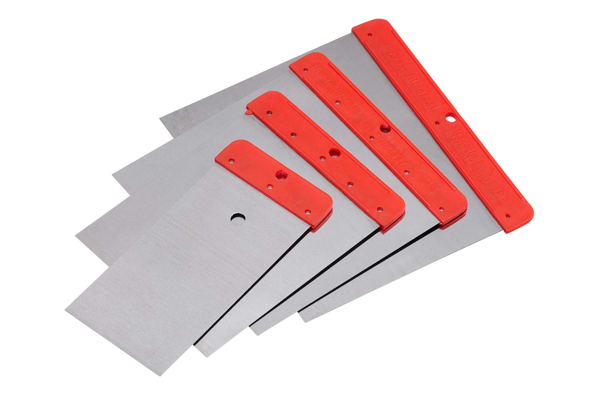 Set Mit 4 Spachteln Zur Ausbesserung Von Wandfarbe