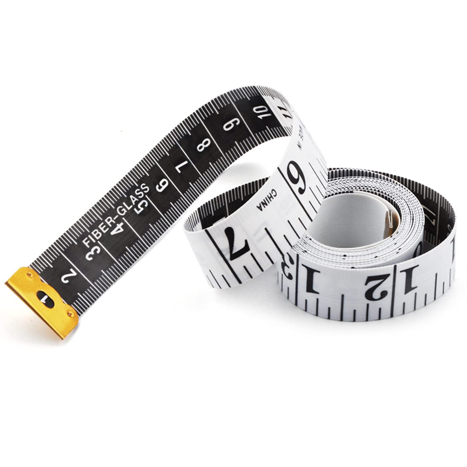 Maßband Für Schneider, 1,5 M / 60 Zoll, Weiß (1 Stück)