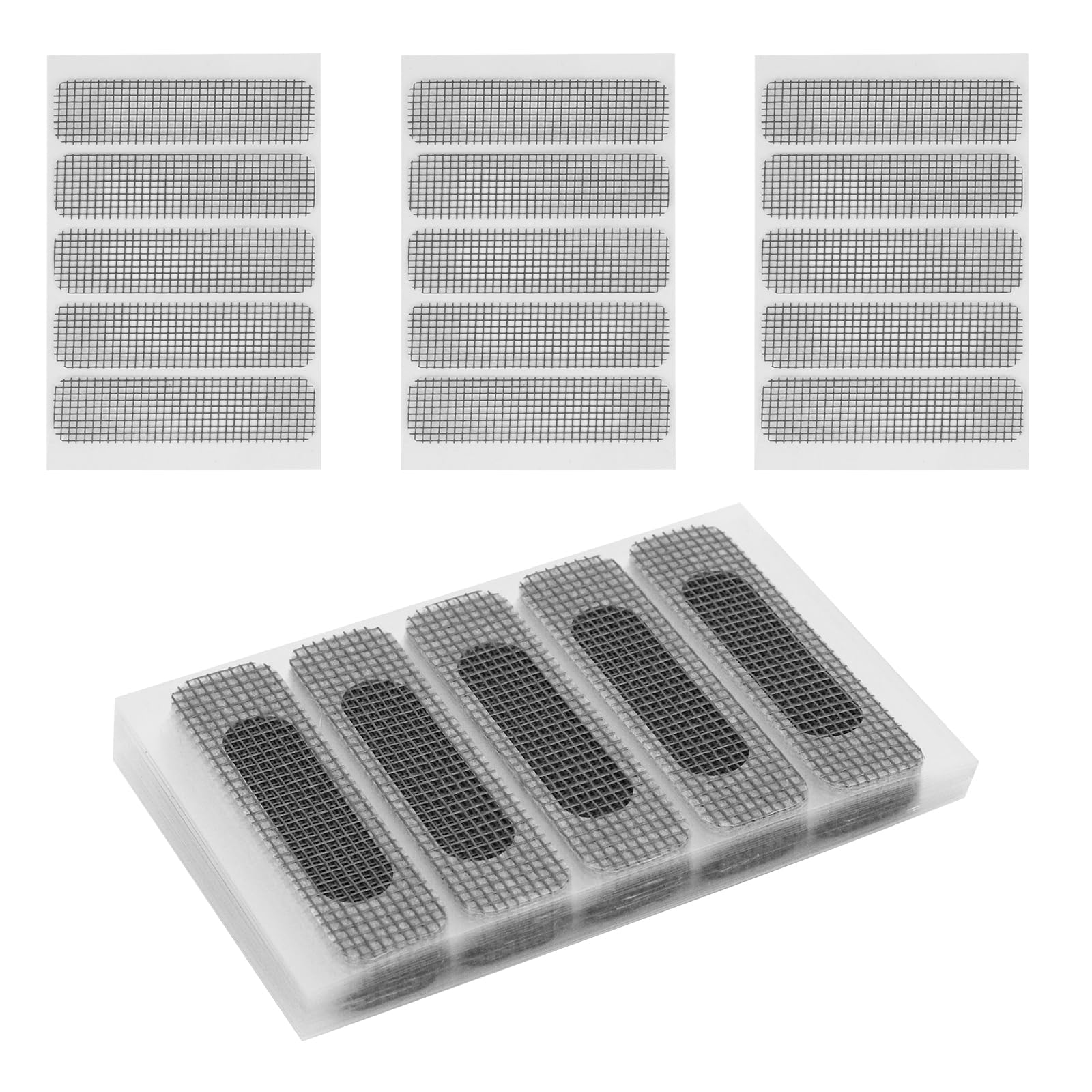 Packung Mit 120 Fiberglas-reparaturflicken – Selbstklebende Flicken Zur Reparatur Von Löchern In Tür- Und Fenstergittern