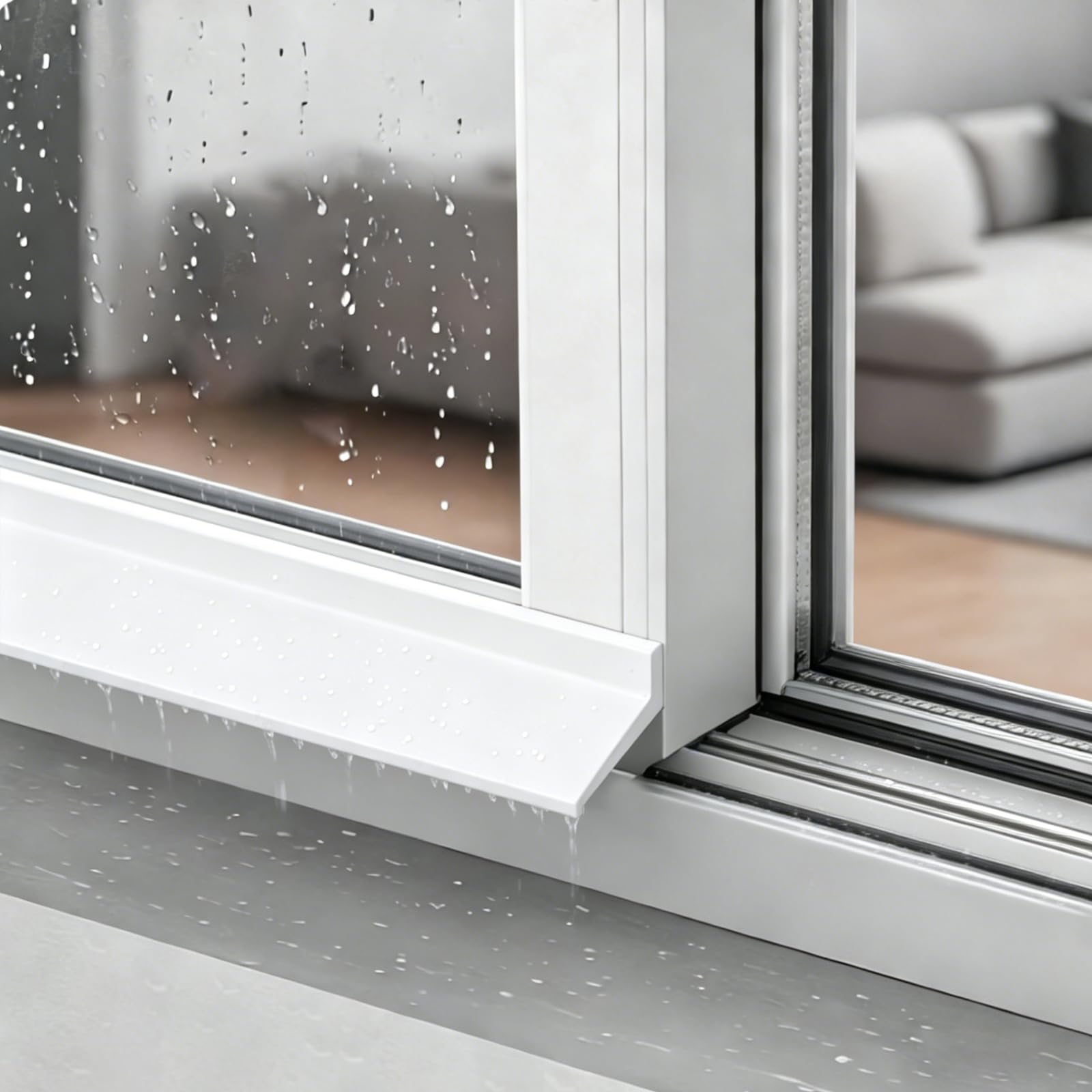 Selbstklebendes Gummidichtungsband Für Türen Und Fenster – Flexibles Material, Kann Auf Die Gewünschte Größe Zugeschnitten Werden (weiß, 5,5 X 300 Cm)