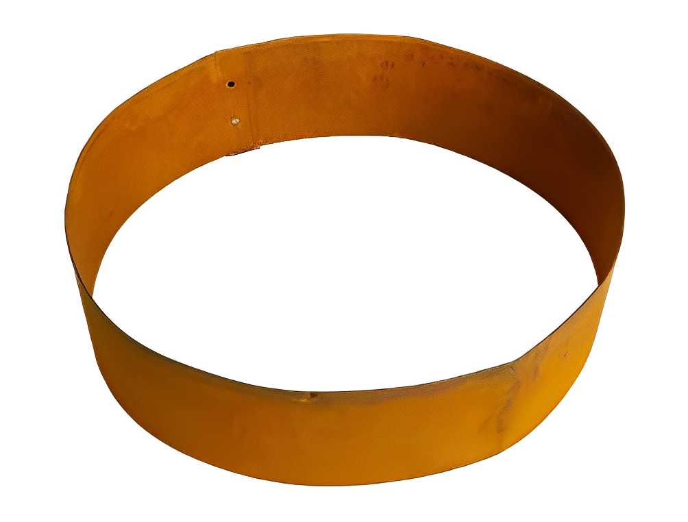 Runde Rasenkante Cortenstahl Ø 75 Cm - 30 Cm Hoch
