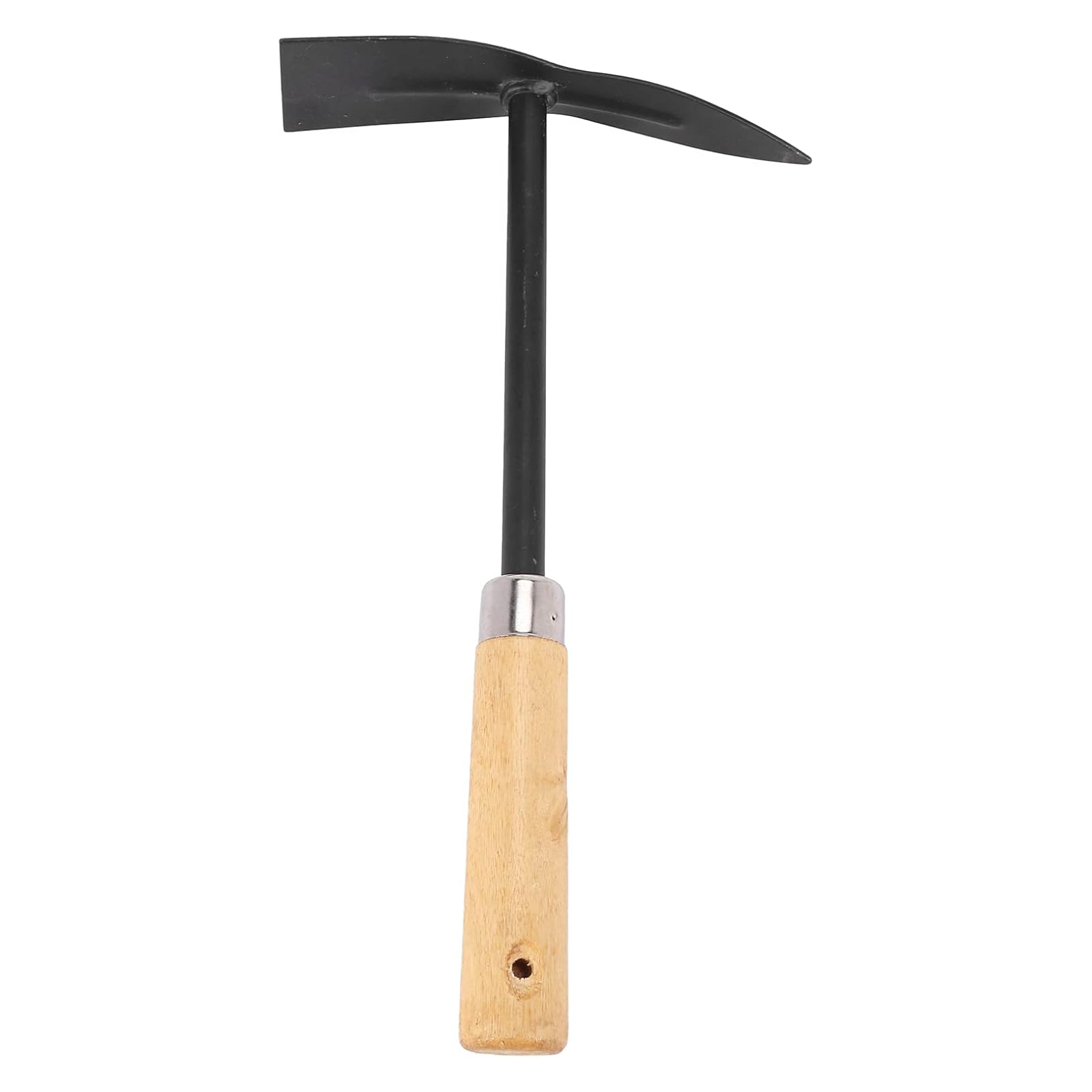 Gartenhacke Mit Holzstiel Und Metallblatt – Schwarz