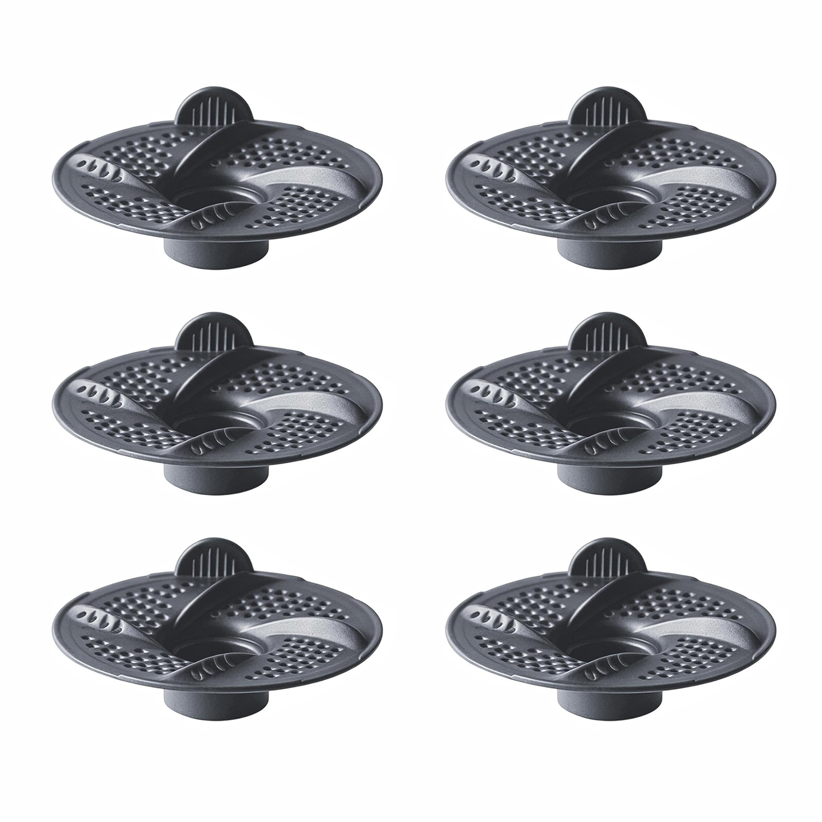 Haarfilter Für Abflüsse - 6-teiliges Set - Für Bodenabläufe - Duschfilter - Duschsieb Für Zuhause - Wohnzimmer - Badezimmer - Badewanne - Wa
