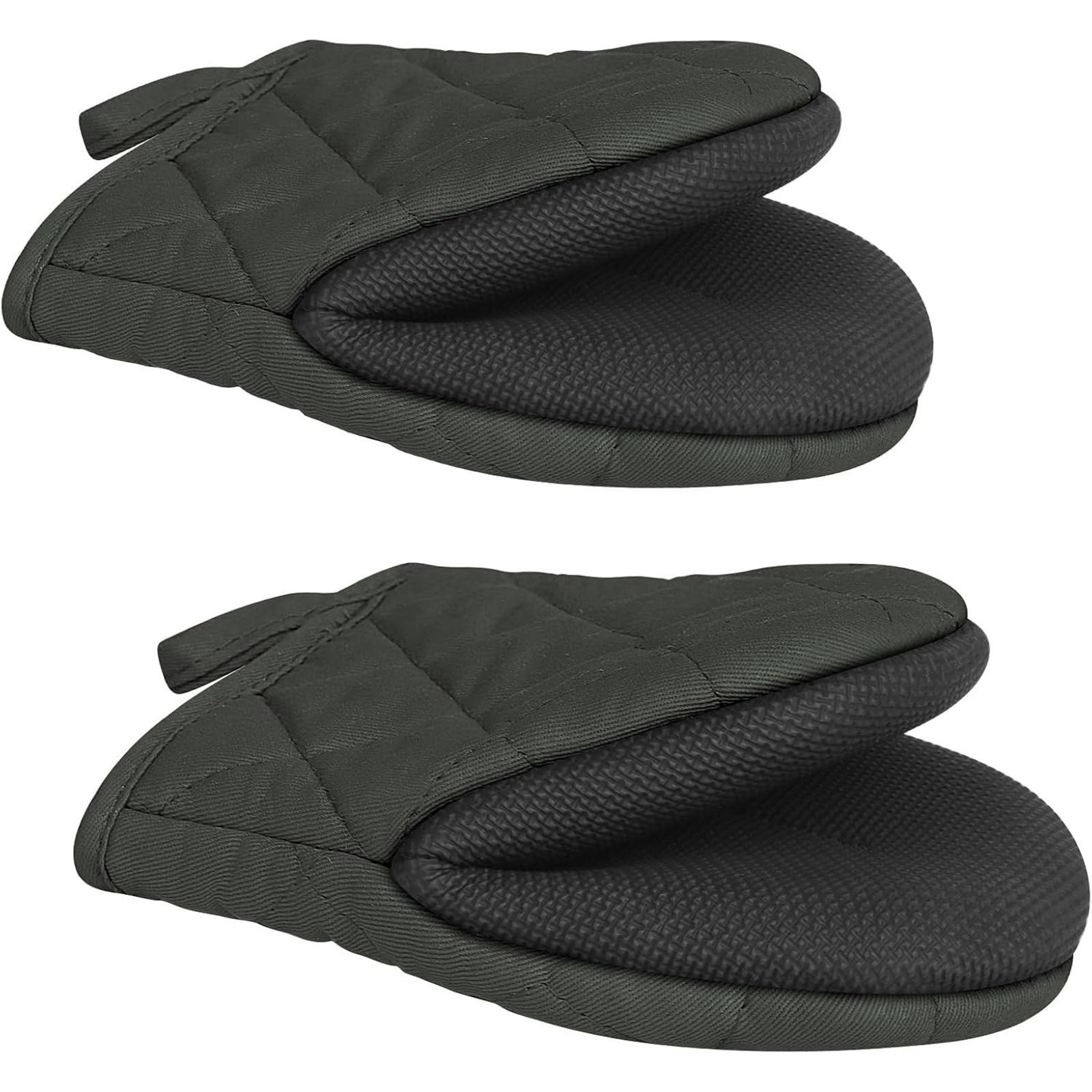 Stück Rutschfeste Neopren-ofenhandschuhe – Hitzebeständig – Zum Kochen, Grillen Und Barbecue (grau)