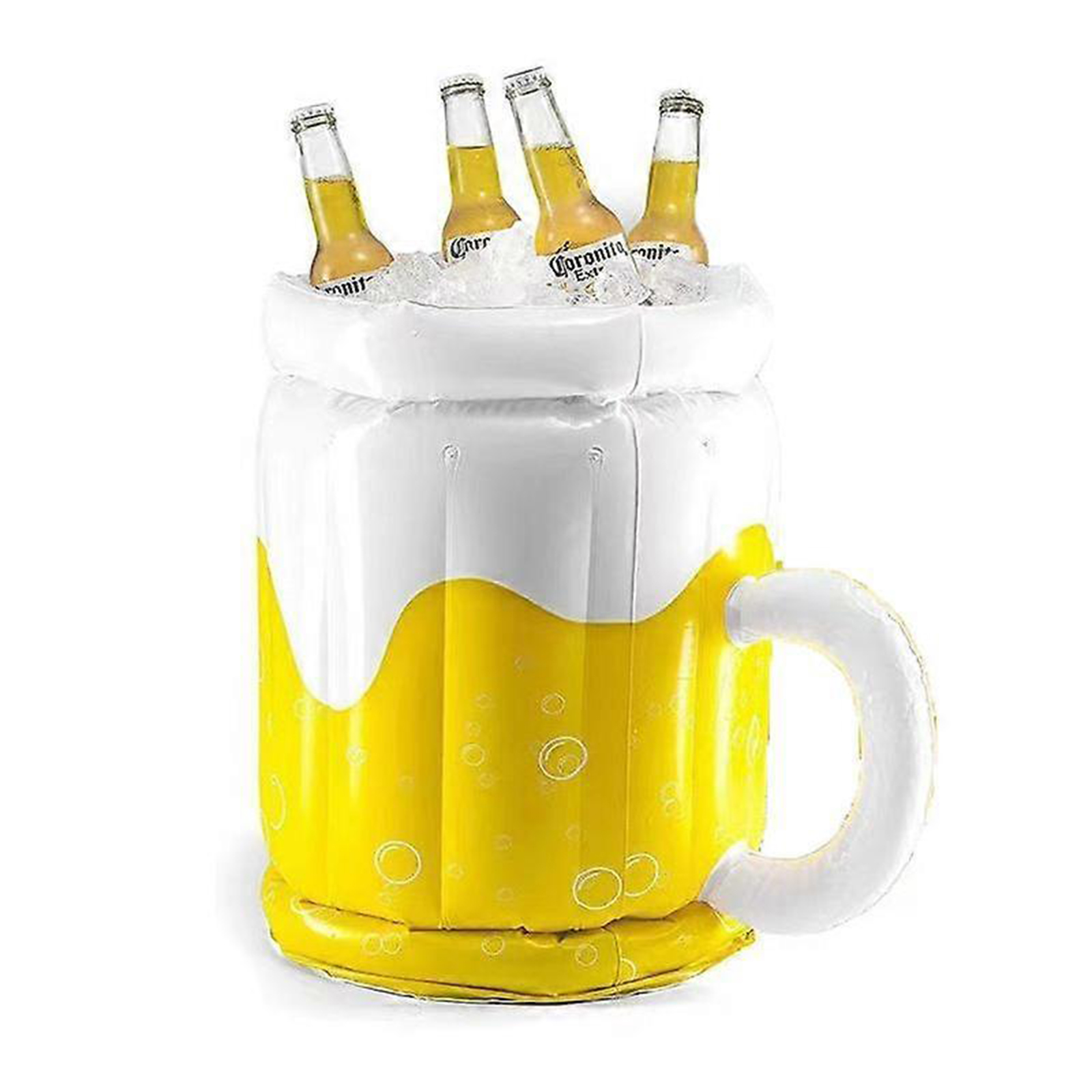 Aufblasbare Eisbehälter In Form Von Bierkrügen – Perfekt Für Sommerliche Poolpartys – Aufblasbare Getränkekühler Auf Wasserbasis – Ideal Für