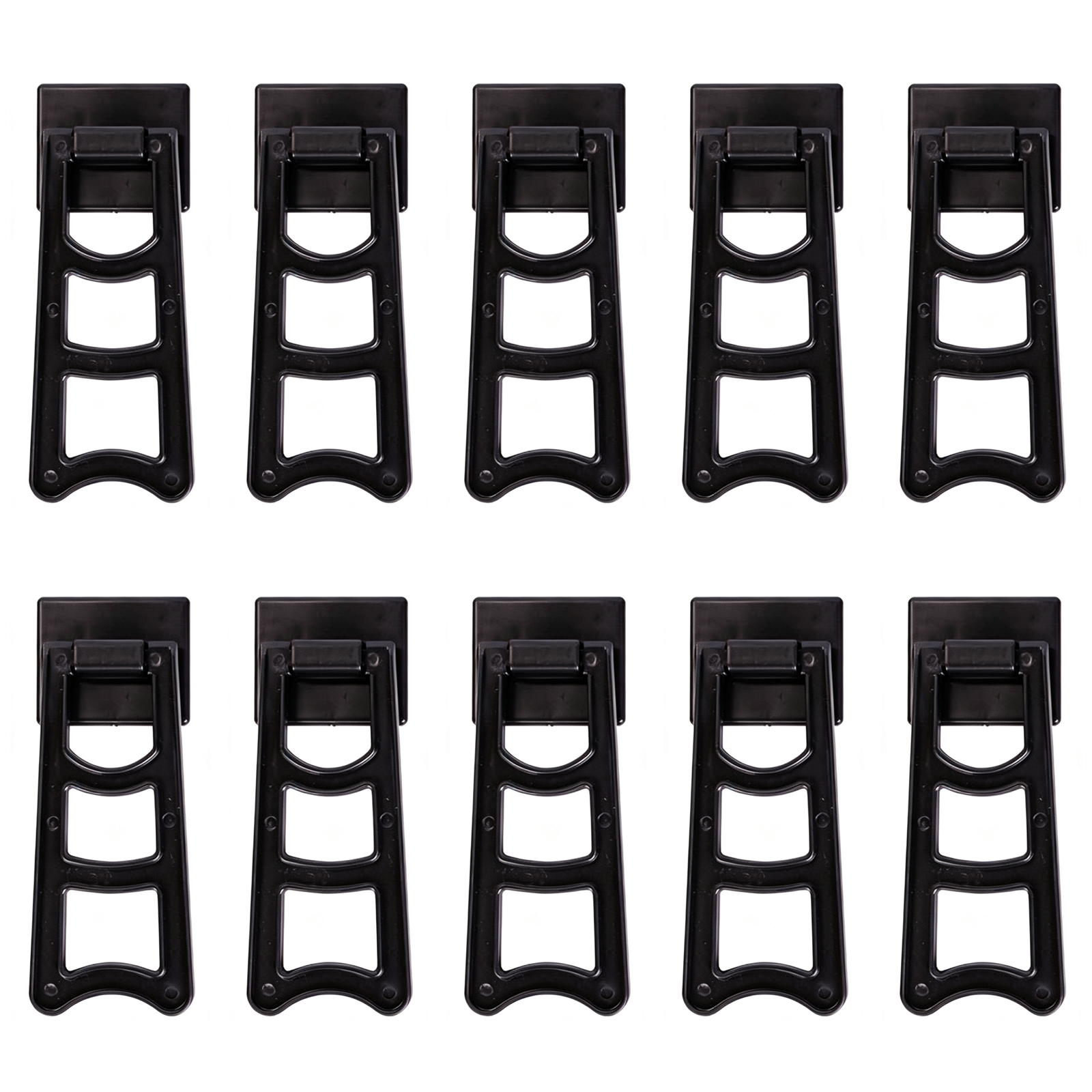 10 Schwarze Kunststoff-bilderrahmenständer – Selbstklebend Und Bohrfrei – Staffelei-ständer – Höhe 7–12 Cm (4–65 Zoll) – Für Bastelarbeiten,