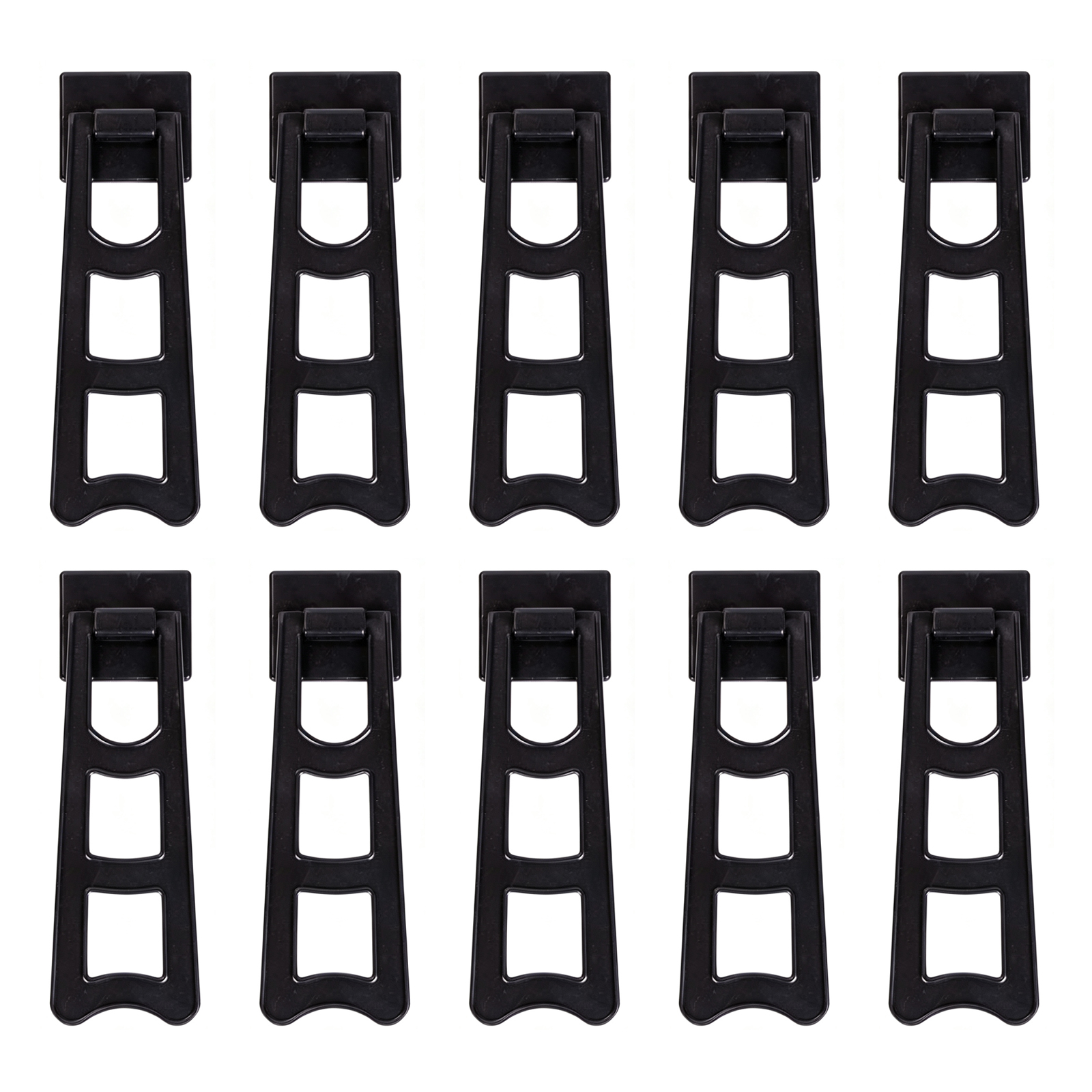 10 Schwarze Kunststoff-bilderrahmenständer – Selbstklebend Und Bohrfrei – Staffelei-ständer – Höhe 7–14 Cm (5–83 Zoll) – Für Bastelarbeiten,