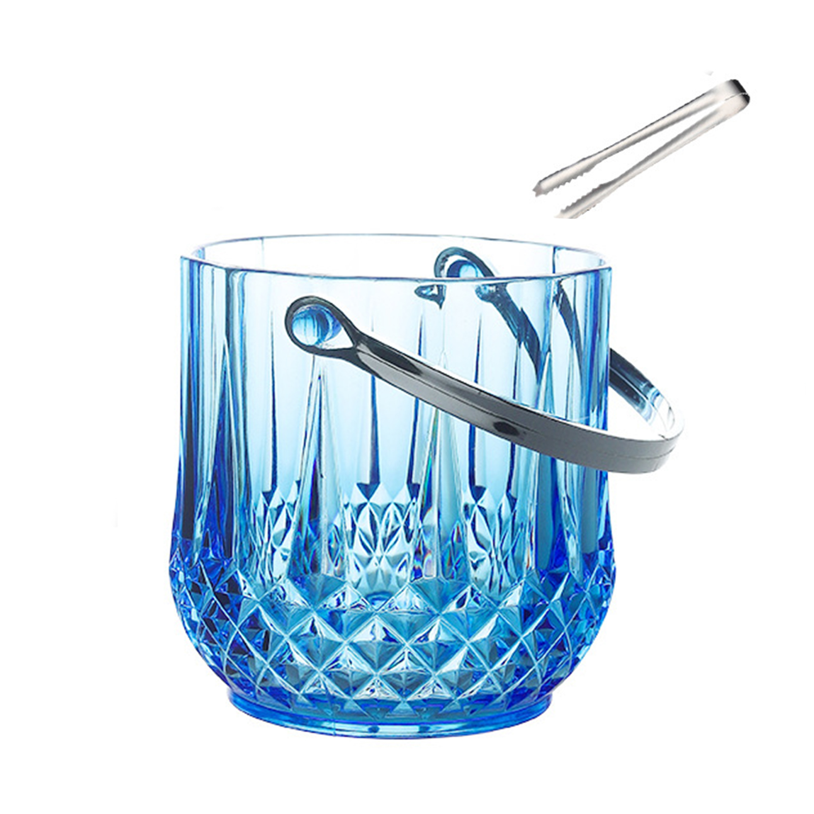 1200 Ml Eisbehälter Aus Kunststoff Mit Griff – Aus Transparentem Acryl – Geeignet Für Champagner, Bier Und Wein – Ideal Für Bierfeste Und Pa