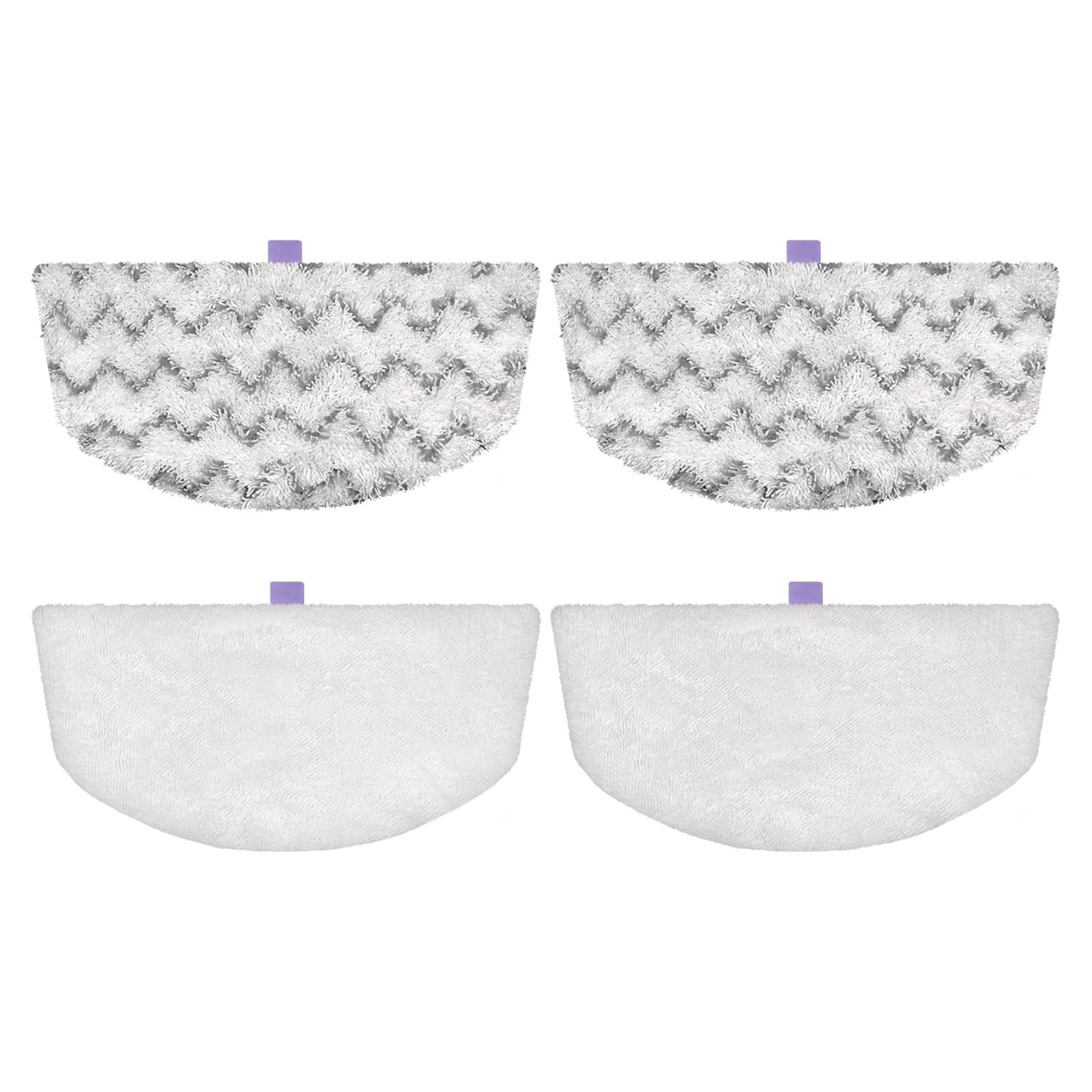 Set Mit 4 Wiederverwendbaren Ersatz-dampfmopp-pads Für Nass- Und Trockenreinigung – Passend Für Die Bissell Powerfresh- Und Dampfmopp-modell