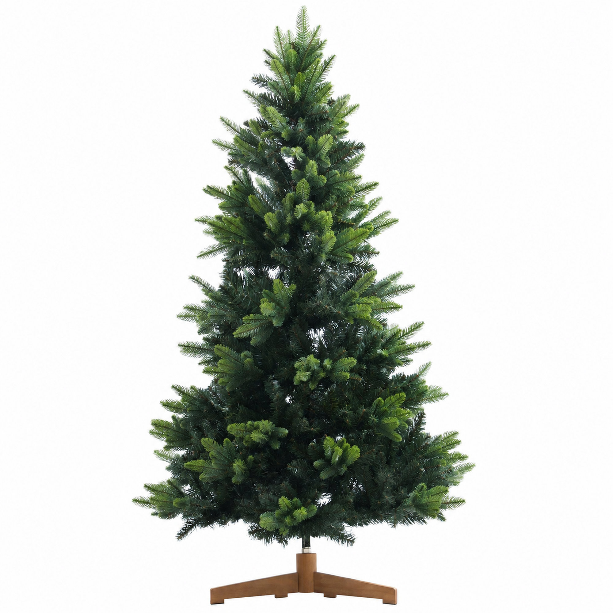 Zelsius Künstlicher Weihnachtsbaum 220 Cm, Tannenbaum Künstlich Mit Holzständer, Naturgetreu