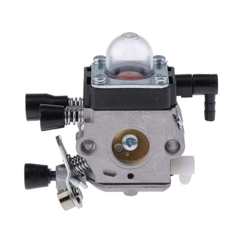Vergaser Für Stihl Freischneider Fs38, Fs45, Fs55, Fs74, Fs76, Fs80, Fs85 – Großer Kraftstofffilter – Silber-rotes Metall – Einfache Montage – Fs85 Zubehör