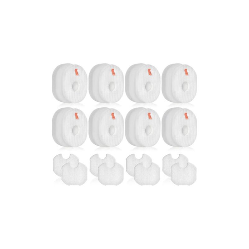 Paar Ersatzfilter Für Shark Rocket Staubsauger Hv301, Hv300, Hv292, Hv300w, Hv302, Hv305, Hv310, Uv540, Cs100, Set Mit 4 Schaumstofffiltern, Filz- Und Nachfiltern, Ersatzteil Xffv300