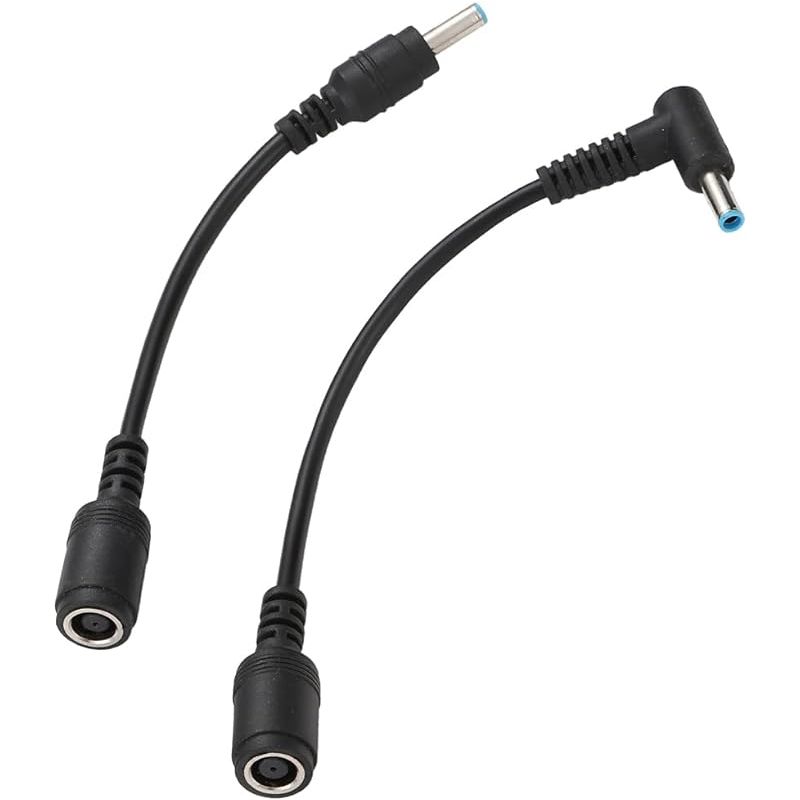 2-teiliges Laptop-stromkabel Für 7,4 X 5,0 Mm Auf 4,5 X 3,0 Mm Steckeradapter/konverterkabel