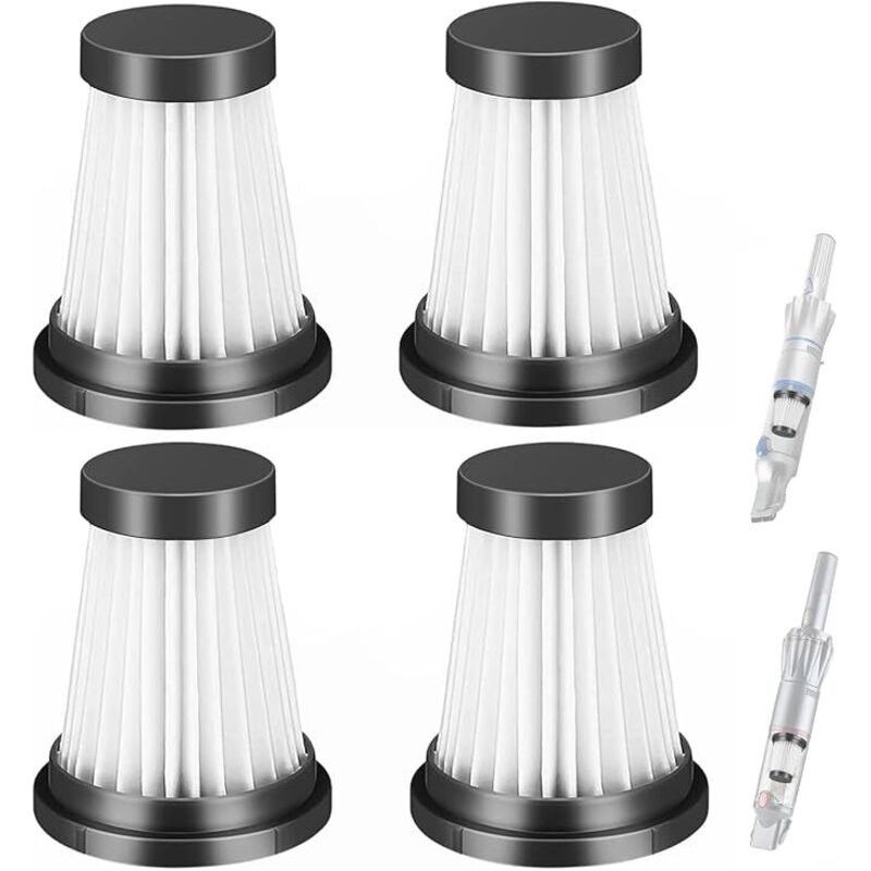 4er-pack Ersatz-hepa-filter Für Akku-staubsauger, Passend Für Moosoo K12, K12 Pro Und K13 Sowie Foxnovo 13kpa (filterzubehör)