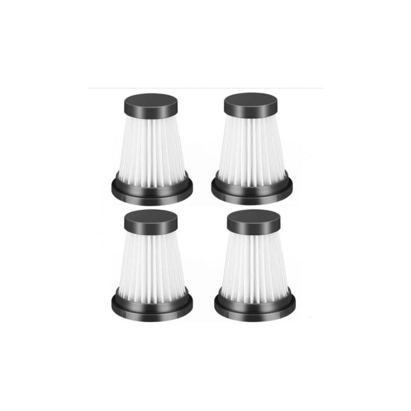 Paar Mit 4 Ersatz-hepa-filtern Für Akku-staubsauger, Passend Für Moosoo K12, K12 Pro, K13, Genius Invictus One 1.0, X7/2.0 Und Foxnovo 13kpa. Filterzubehör Für Akku-staubsauger.
