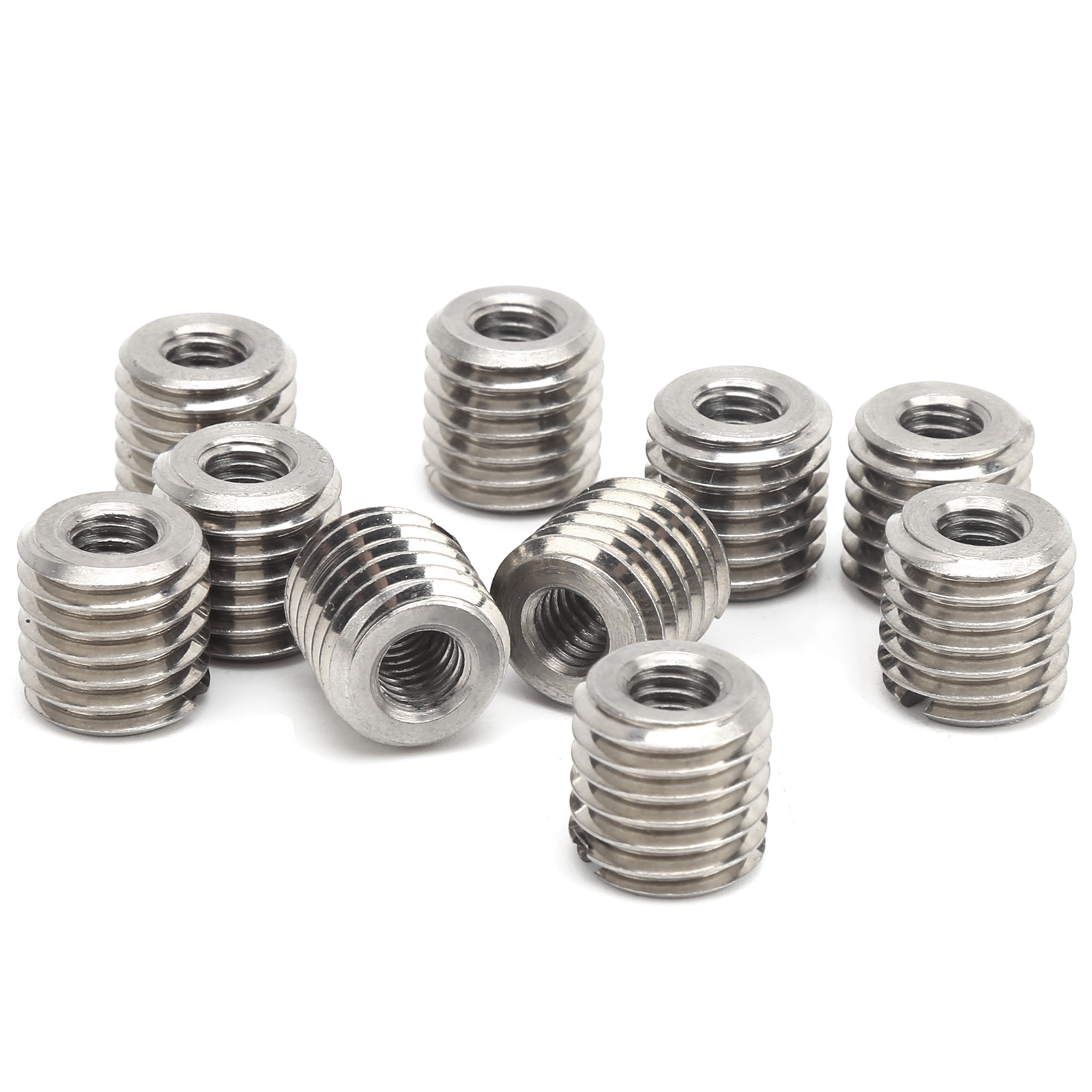 10-teiliges Set Aus Edelstahl-gewindereduzierstücken – Diy-reparaturmuttern