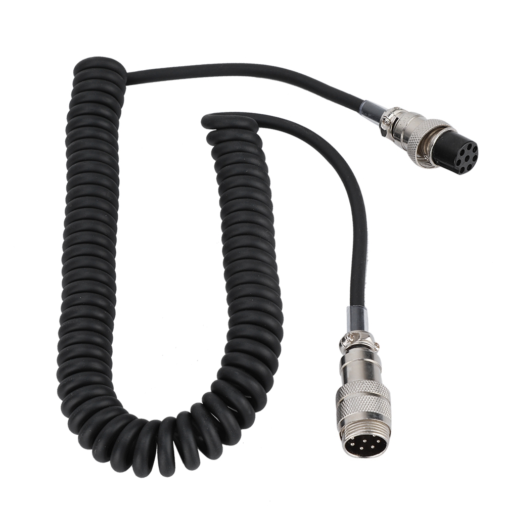 8-poliges Spiralförmiges Mikrofonkabel – Stecker/buchse-verlängerung Für Audiogeräte