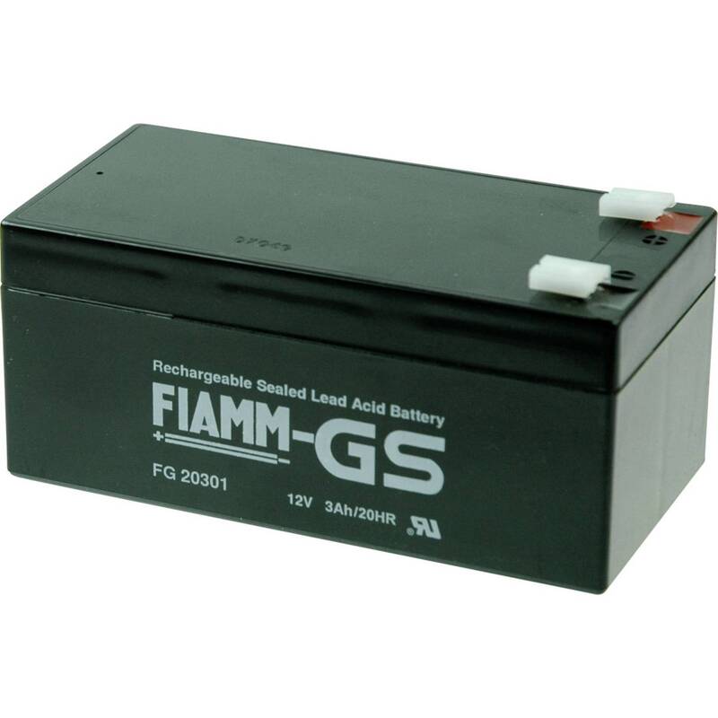 [neuwertig] B-ware Fiamm Bleiakku Agm 12v 3.4ah Wartungsfrei Flachstecker 134x66x65mm Batterie