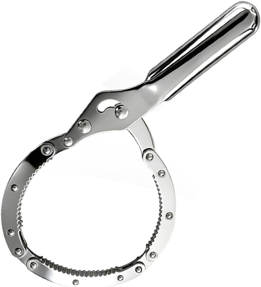 Verstellbarer Kettenölfilterschlüssel (geeignet Für 75 Mm Bis 95 Mm Ketten) – Robuster Geschmiedeter Stahl, Sicherer Griff (kleine Größe).