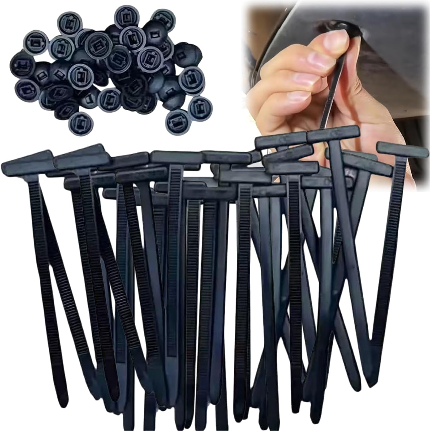 30 Universelle Kabelbinder Aus Nylon – Robuste Nylon-kabelbinder, Langlebige Kunststoff-kabelbinder Für Die Schnelle Und Einfache Kabelbefestigung