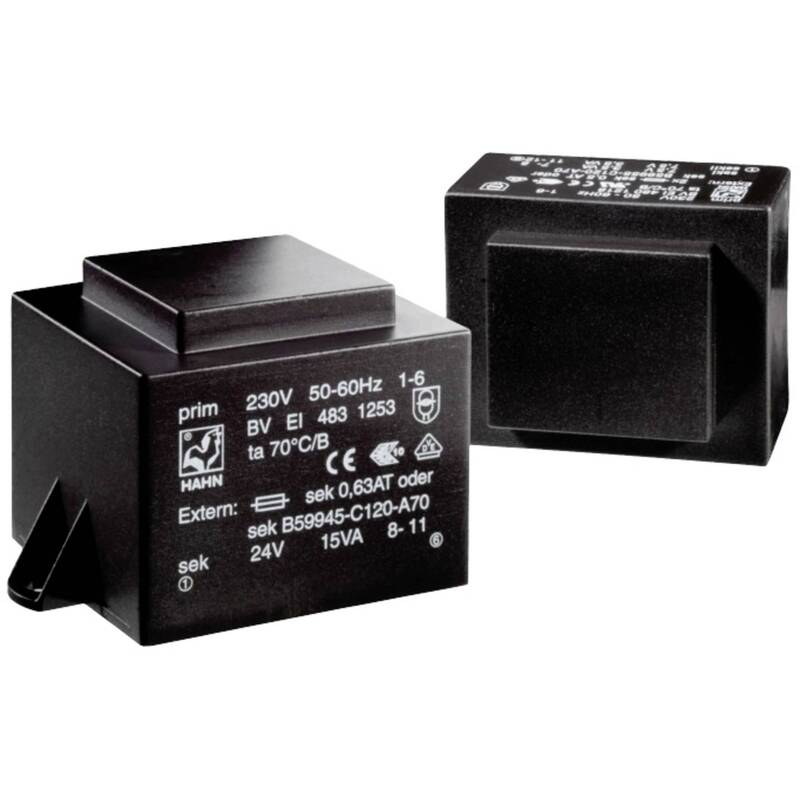 [neuwertig] B-ware Hahn Printtransformator 230v 2x12v Ac 10va Transformator Netzteil 1 Stück