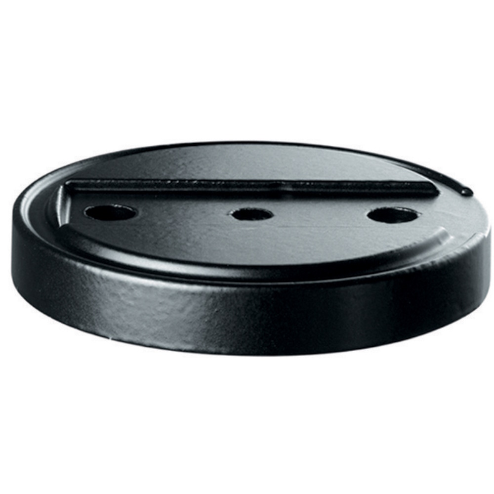 Hermat Grundplatte 3699 Gp Für Türstopper Ø 70 Mm Silikon Schwarz
