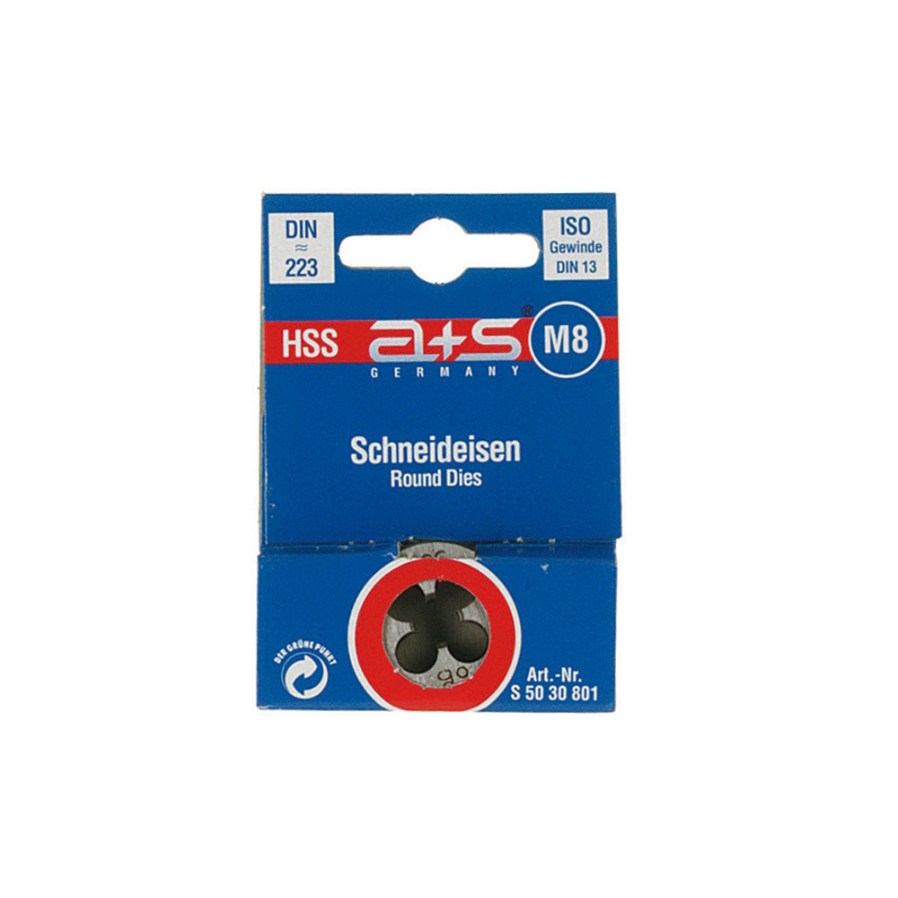 Hm Müllner Hss Schneideisen M3 – Din 223 Ähnlich, Rechts, Iso-gewinde