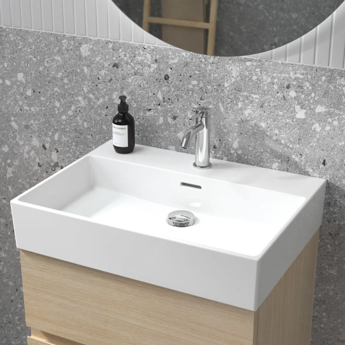 Ideal Standard Lastani Waschtisch 61,5 Cm Mit 1 Hahnloch Und Überlauf