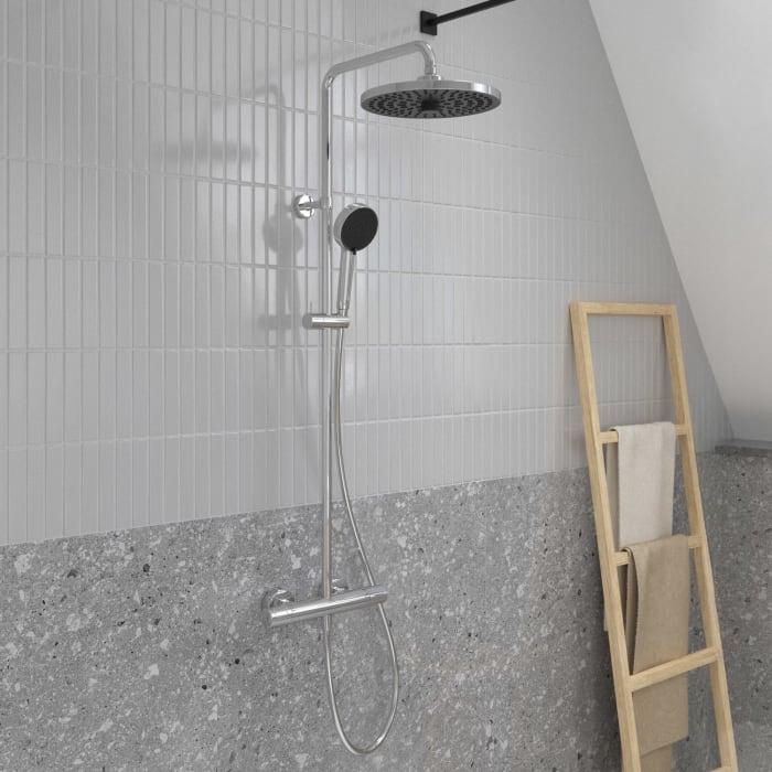 Ideal Standard Lastani Duschsystem Mit Brausethermostat Aufputz