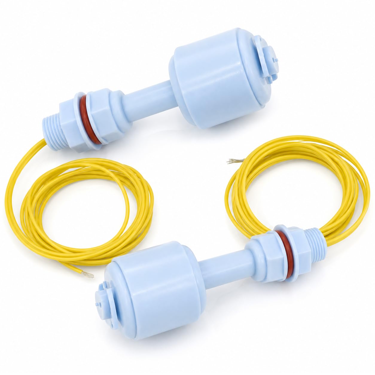 2-teiliger 52-mm-wasserstandssensor, Ac 220 V & Ac/dc 24 V – Schwimmerschalter Für Aquarien, Schwimmbecken, Tanks Und Hydrokultur, Max. 100 V Dc 0,5 A