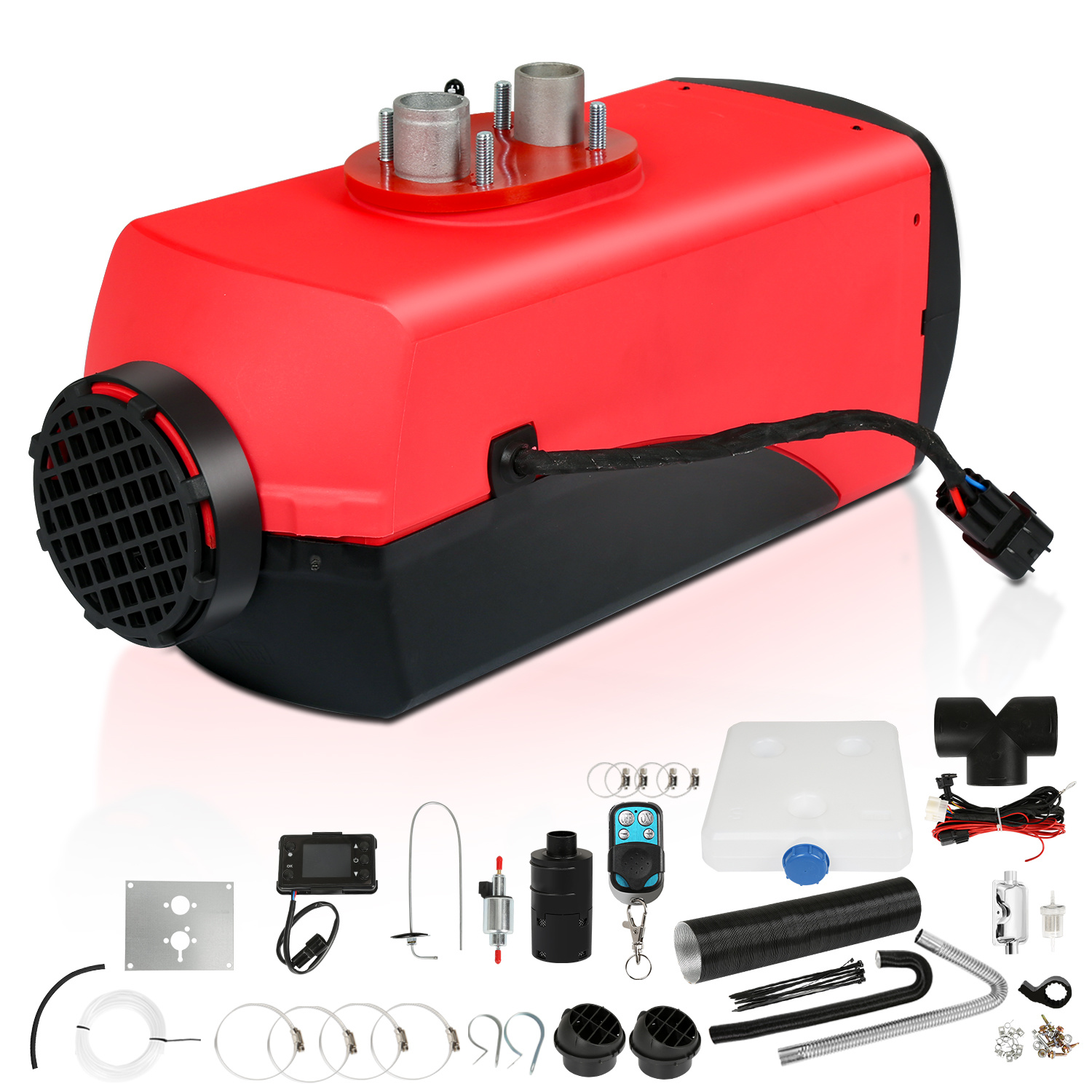 Jiubiaz Diesel Standheizung Luftheizung 12 V 8 Kw Geteilt, Dieselheizung Air Heater Lufterhitzer Mit Lcd-display & Fernbedienung Für Auto Lkw Wohnmobil