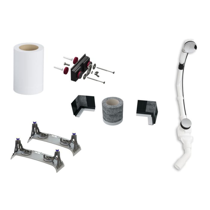 Kaldewei Badewannen-installations-set Flacher Rand Bis 5014