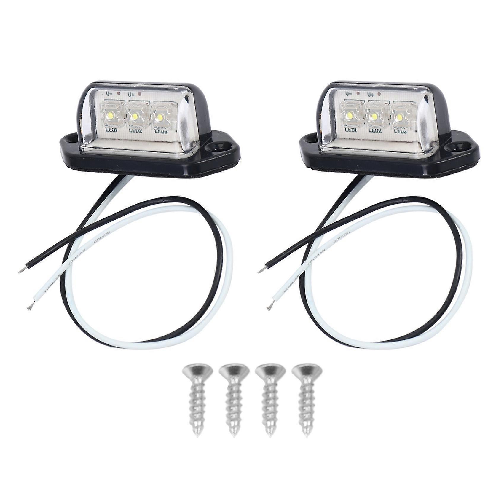Led-kennzeichenbeleuchtung, Rückleuchten, Universell 12 V/24 V Für Pkw, Anhänger, Fahrzeug