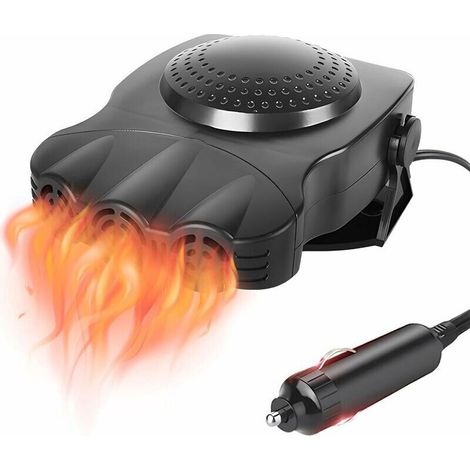 Debuns 12v 150w Autoheizung Und Kühlventilator, Windschutzscheibenenteiser, 2-in-1 Autoheizung, Kühlventilator, Elektrischer Autoheizungsventilator