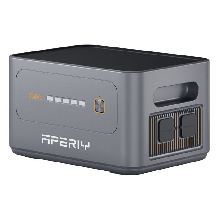 Aferiy Erweiterungsbatterie 2048wh Für P300 P280, Zusatzbatterie, Erweiterbare Kapazität, Notstromversorgung