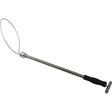 Fangstange Aus Edelstahl – Verstellbarer Ring 79 Cm – Zur Hundekontrolle Und Zum Einfangen Von Wildschweinen – Kompakt 49 Cm