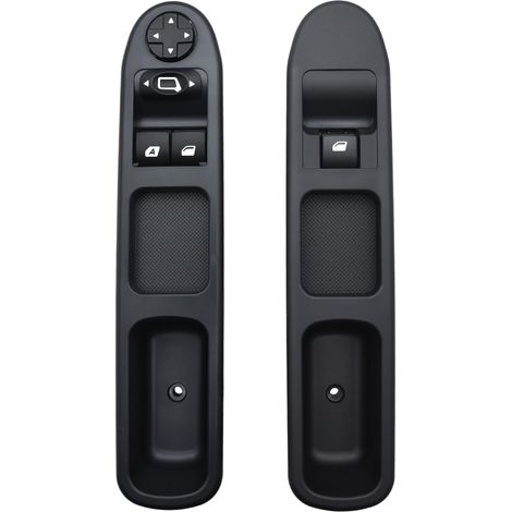 Fensterheberschalter Für Fahrer- Und Beifahrerseite – 6-poliger Schalter Für Peugeot 207 Und Citroën C3 – Teilenummer 6554.qc 6490.hq