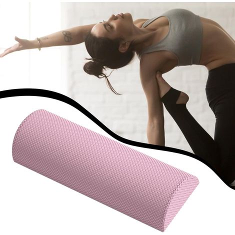 Halbschaum-massagerolle, Yoga-dehnungshilfe, Flexibles Eva-material, Sanfte Druckentlastung, Vielseitiges Übungsgerät, Ideal Zur Unterstützung Des Rückens, 30 X 6,3 Cm