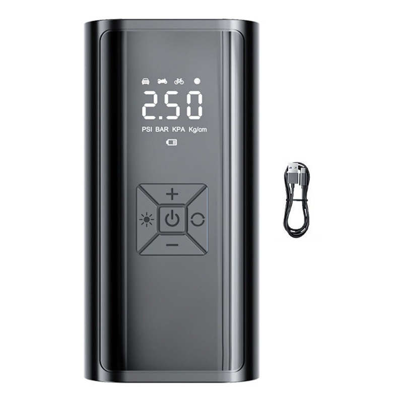 Kabelloser Reifendruckmessgerät 150 Psi, Manometer, Led-display, Lampe, Auto-stopp Für Auto Motorrad Ball