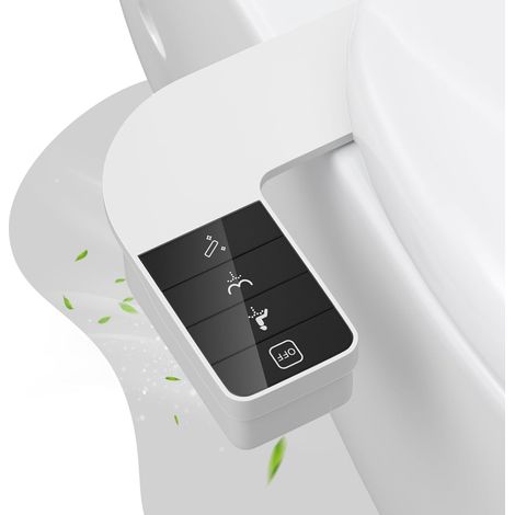 Nicht-elektrisches Wc-bidet – Zwei Einziehbare, Selbstreinigende Düsen – Ultraschlankes Design Für Diskrete Installation – Verbesserte Persönliche Hygiene