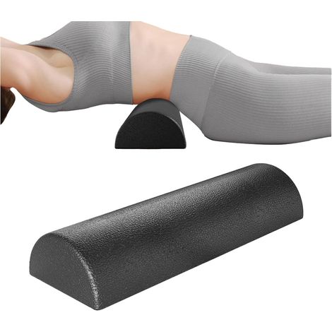 Schaumstoff-massagerolle Für Fitness Und Dehnung Des Halben Rückens. Schaumstoff-massagerolle Für Körperübungen, Für Zuhause, Fitnessstudio, Pilates-studio Und Fitnesstraining.