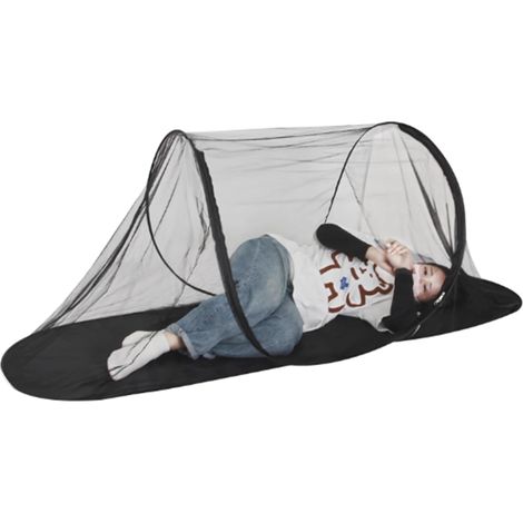 Schnell Aufbaubares, Faltbares Moskitonetz, Tragbares Campingzelt, Feldbett, Ultraleichtes Pop-up-moskitonetz, Outdoor-camping (schwarz)