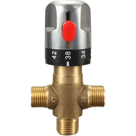 Solarthermischer Mischer Für Duscharmaturen Aus Messing Und Kupfer, G1/2